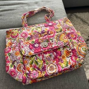 vera bradley | quilted floral print bag | clementine vera bradley tote bag